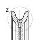 ROPE SHEAVE FOR WIRE ROPE DIN 82236