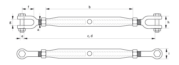 CLOSED BODY RIGGING SCREWS