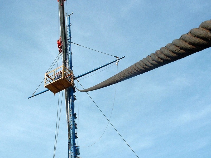 Davit Ropes Installation of ropes