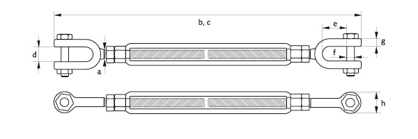 GREEN PIN® TURNBUCKLES JAW-JAW